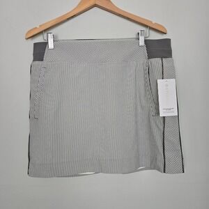 NWT Athleta Brooklyn Womens Textured 16" Skort Size 16 Athleisure Preppy Coastal